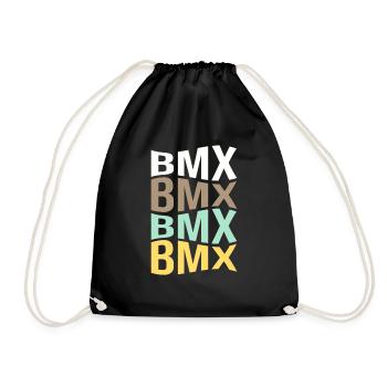 BMX - Turnbeutel - Schwarz - Vorne