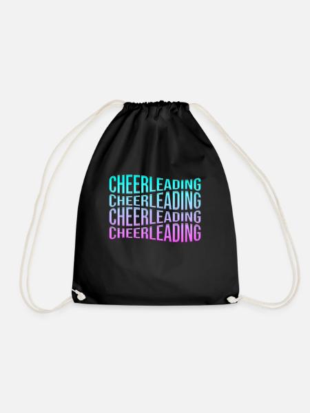 cheerleading - Turnbeutel - Schwarz