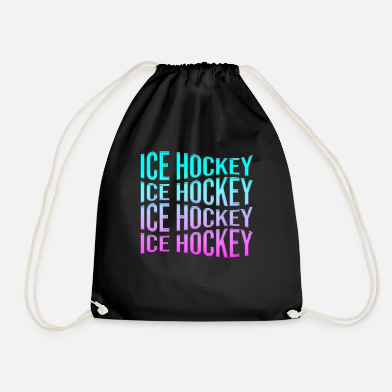 Eishockey - Turnbeutel - Schwarz