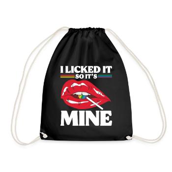 LGBT Human Human Rainbow Gift Idea - Drawstring Bag - black - Front