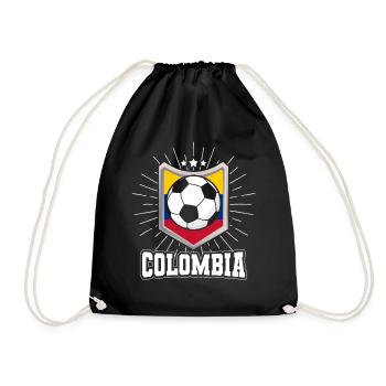 Colombie Football Maillot de Colombie - Sac de sport léger - noir - Devant