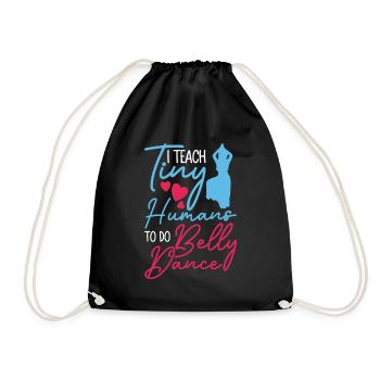 Danse du ventre Danseuse du ventre Professeur Danseur Cadeau - Sac de sport léger - noir - Devant