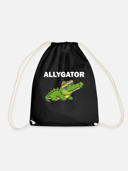 Allygator Alligator hétéro-allié - Sac de sport léger - noir