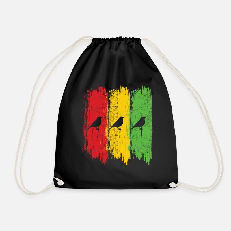 Good Vibes Only Rastafari Rasta Jamaica Reggae - Turnbeutel - Schwarz