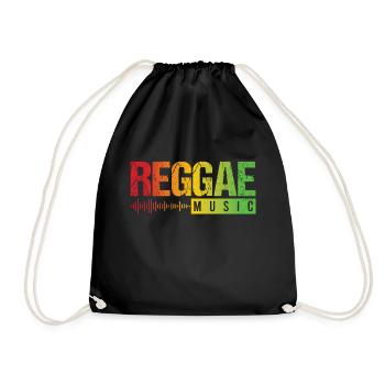 Good Vibes Only Rastafari Rasta Jamaica Reggae - Sac de sport léger - noir - Devant