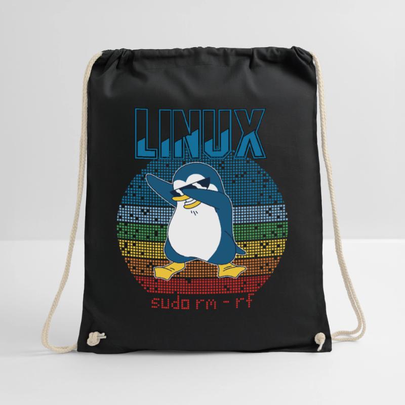 Linux sudo root geek admin pingouin nerd programmeur Sac de sport léger