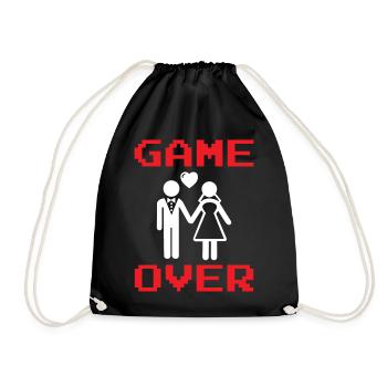 Rumbling YAA Man Groom Bachelor Party - Drawstring Bag - black - Front