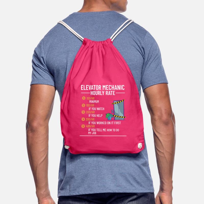 Elevator Elevator Technician Elevator Elevator Drawstring Bag