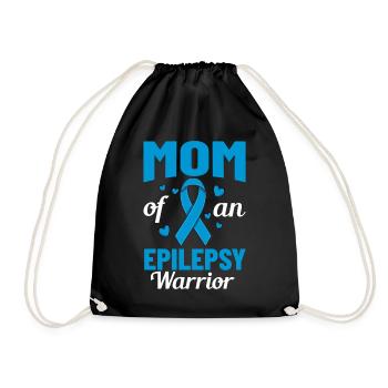 Epilepsy Convulsive disease Epileptic seizure - Drawstring Bag - black - Front