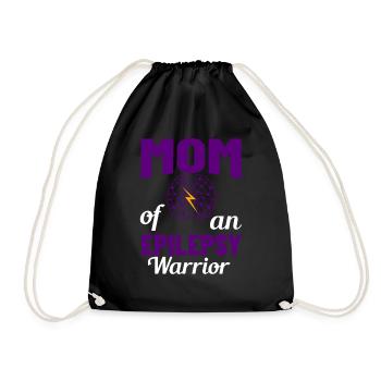 Epilepsy Convulsive disease Epileptic seizure - Drawstring Bag - black - Front