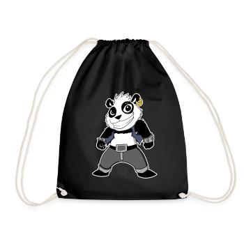 Cool Panda - Sac de sport léger - noir - Devant