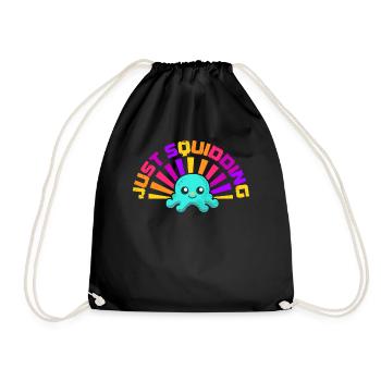 Octopus Octopus Sea Tentacle Octopus Octopus Octopus - Drawstring Bag - black - Front