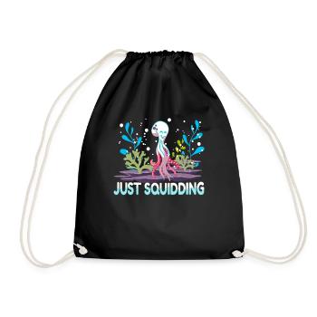 Octopus Octopus Sea Tentacle Octopus Octopus Octopus - Drawstring Bag - black - Front