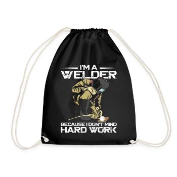 Soudeur Soudeur Vintage Je suis A - Sac de sport léger - noir - Devant