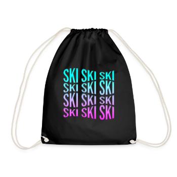 ski - Sac de sport léger - noir - Devant