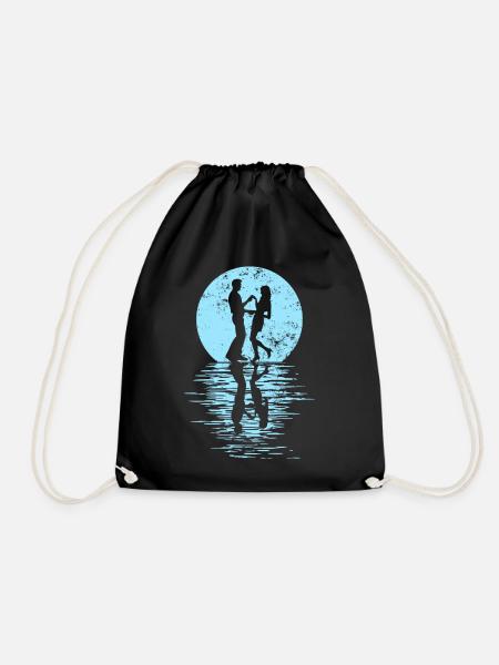 Tänzer Tanzpaar Tanzen, Tanz Rumba Fox Tango Salsa - Turnbeutel - Schwarz