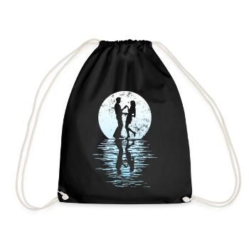 Danseurs Danse Couple Danse, Danse Rumba Renard Tango Salsa - Sac de sport léger - noir - Devant