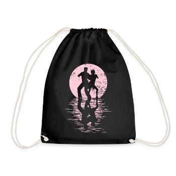 Danseurs Danse Couple Danse, Danse Rumba Renard Tango Salsa - Sac de sport léger - noir - Devant