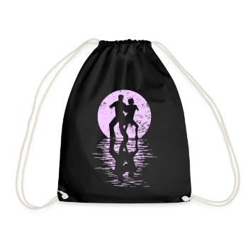 Danseurs Danse Couple Danse, Danse Rumba Renard Tango Salsa - Sac de sport léger - noir - Devant