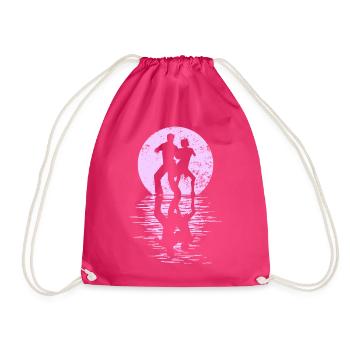 Danseurs Danse Couple Danse, Danse Rumba Renard Tango Salsa - Sac de sport léger - fuchsia - Devant