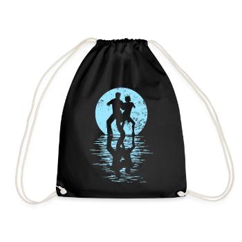 Danseurs Danse Couple Danse, Danse Rumba Renard Tango Salsa - Sac de sport léger - noir - Devant