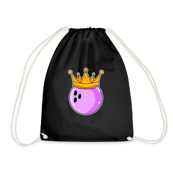 Bowling Women Partner Look - Drawstring Bag - black - Front