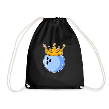 Bowling Men's Partner Look - Drawstring Bag - black - Front