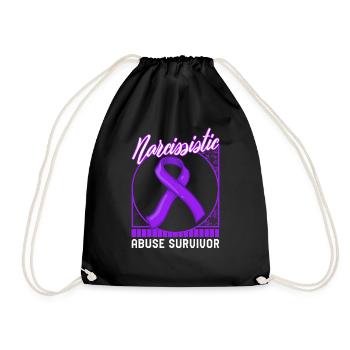 Chemise de sensibilisation narcissique, Abus narcissique - Sac de sport léger - noir - Devant