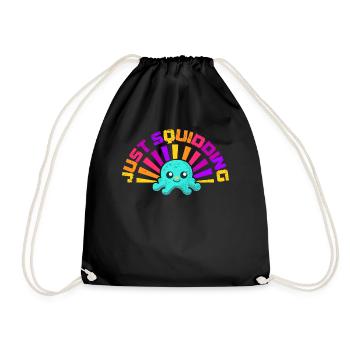 Octopus Octopus Sea Tentacle Octopus Octopus Octopus - Drawstring Bag - black - Front