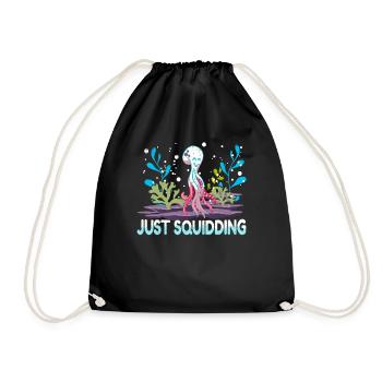 Octopus Octopus Sea Tentacle Octopus Octopus Octopus - Drawstring Bag - black - Front