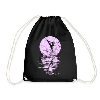 Pole Dance Dancer, Pole Dance, Pole Dancing - Drawstring Bag - black - Front
