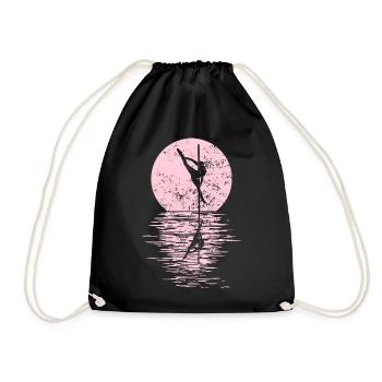 Pole Dance Dancer, Pole Dance, Pole Dancing - Drawstring Bag - black - Front