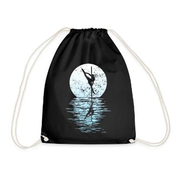 Pole Dance Dancer, Pole Dance, Pole Dancing - Drawstring Bag - black - Front