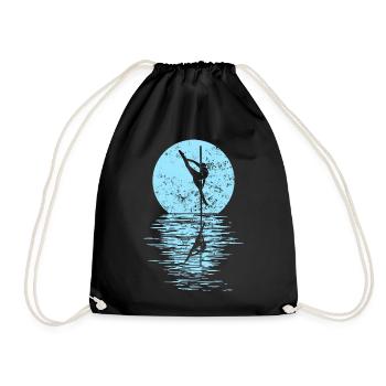 Pole Dance Dancer, Pole Dance, Pole Dancing - Drawstring Bag - black - Front
