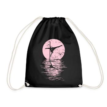 Pole Dance Dancer, Pole Dance, Pole Dancing - Drawstring Bag - black - Front