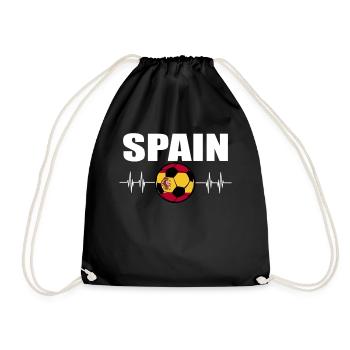 Spanien Fußball - Turnbeutel - Schwarz - Vorne