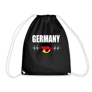 Allemagne Football - Sac de sport léger - noir - Devant