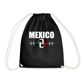 Mexique Football - Sac de sport léger - noir - Devant