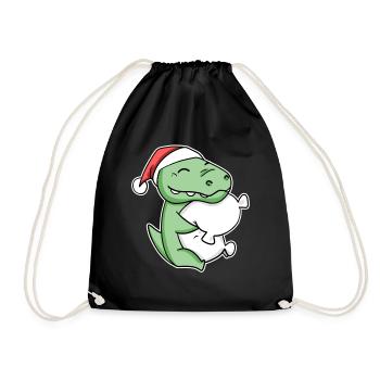 Crocodile Noël Sommeil Sommeil Sommeil Sommeil - Sac de sport léger - noir - Devant