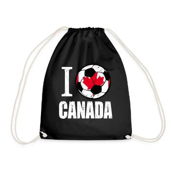 Canada Football - Drawstring Bag - black - Front