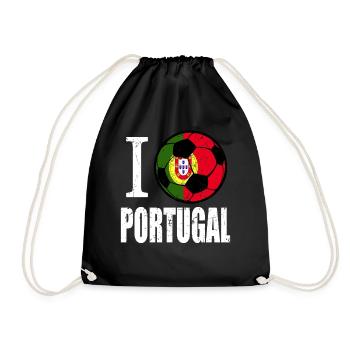 Portugal Football - Sac de sport léger - noir - Devant