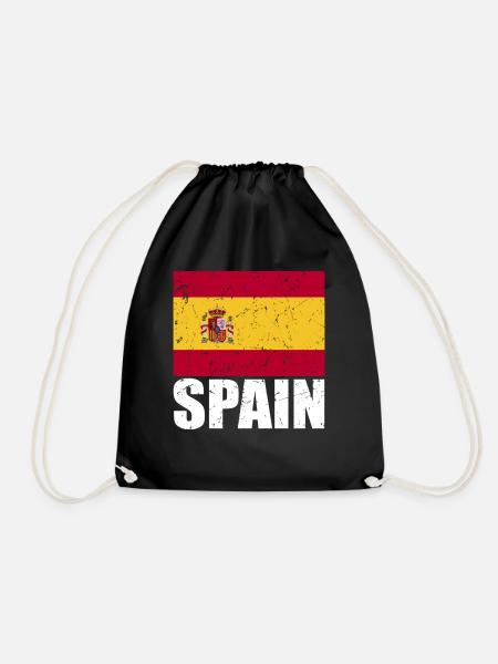 Drapeau de l’Espagne - Sac de sport léger - noir