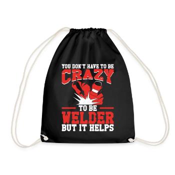 Souder Souder Vintage Vous ne soudez pas - Sac de sport léger - noir - Devant