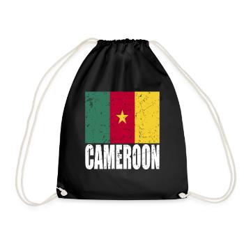 Drapeau camerounais - Sac de sport léger - noir - Devant
