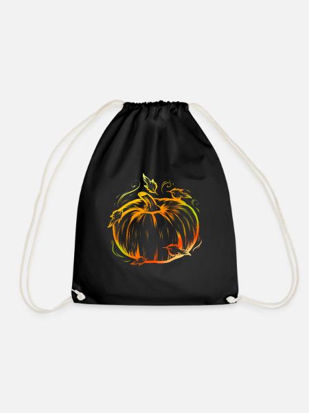 Pumpkin Halloween Thanksgiving - Turnbeutel - Schwarz