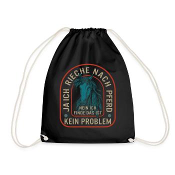 Ja Ich Rieche Nach Pferd Nein Ich Finde Das Ist - Sac de sport léger - noir - Devant