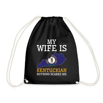 Rien ne me fait peur femme du Kentucky - Sac de sport léger - noir - Devant