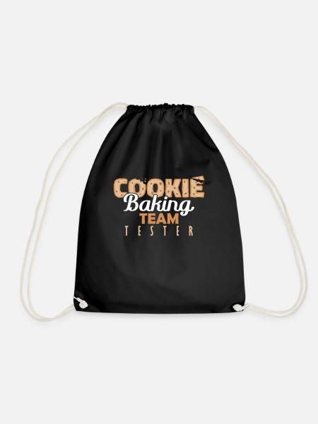 Cake Cookie Baking Team Tester Baking Baking - Drawstring Bag - black