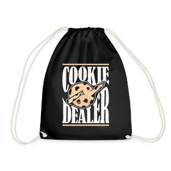 Cookie Dealer Baking - Drawstring Bag - black - Front