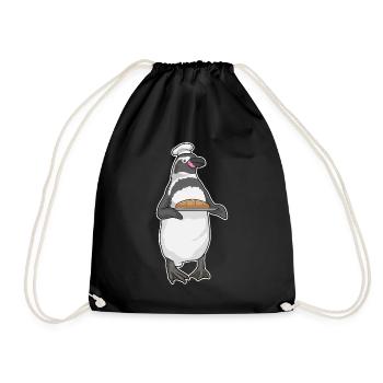 Boulangerie de pain Penguin Baker - Sac de sport léger - noir - Devant
